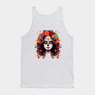 Day of the Dead Woman #4 Tank Top